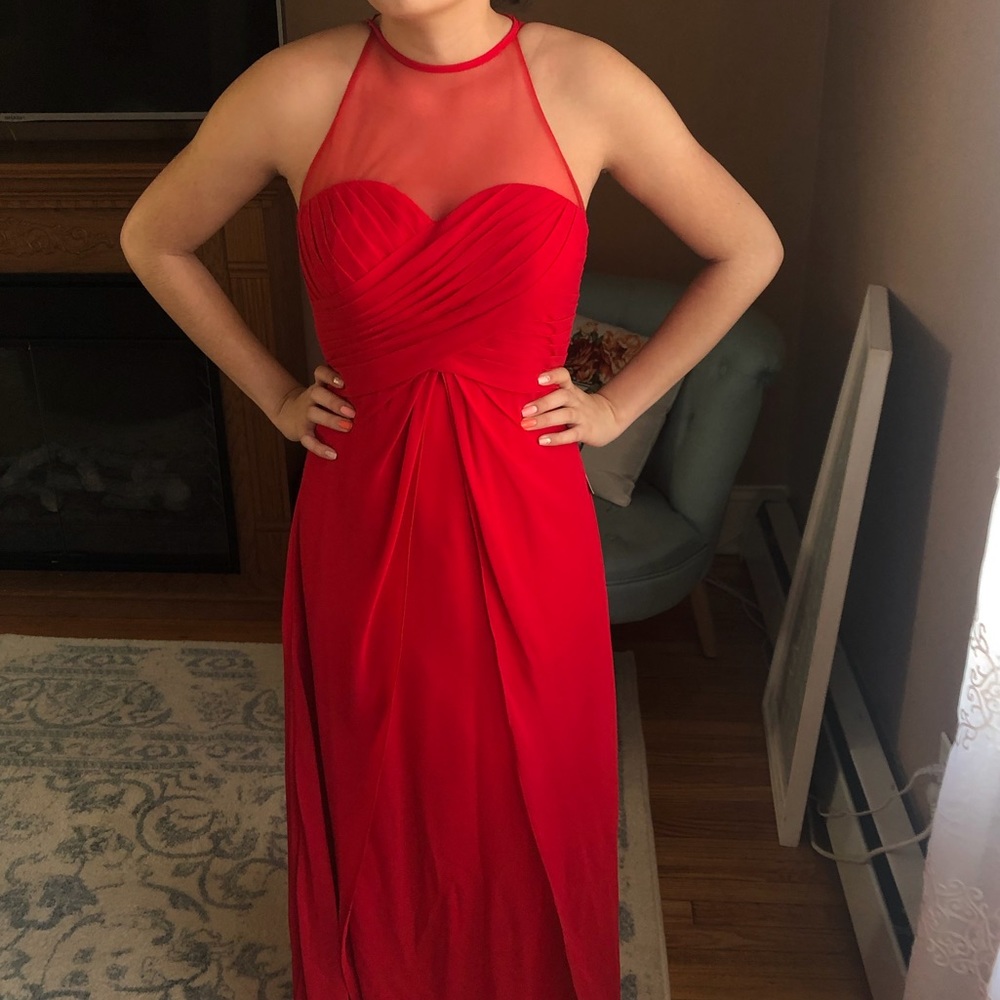 Red prom dress